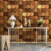 Giấy Dán Tường Đá Vuông 3D248