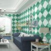 Giấy Dán Tường Gạch Caro 3D268