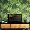Giấy Dán Tường Họa Tiết Lá Chuối Dân Dã 3D262